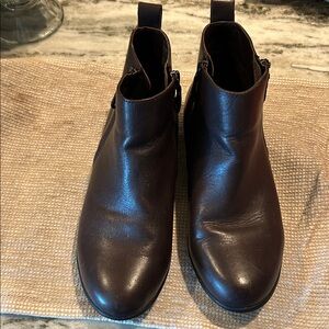 Revere Rich Brown Ankle Booties